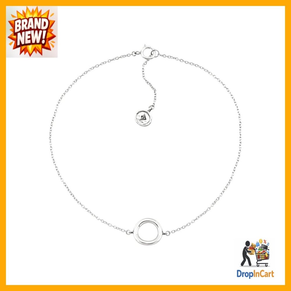 Sterling Silver Anklet Adjustable Minimal Chic Jewelry Gift Karma Collection